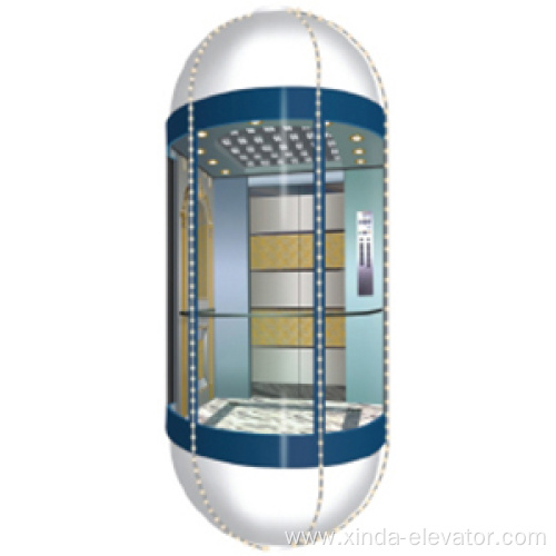 Elevator Decoration With Semicircle Acrylic , Car Roof Decoration